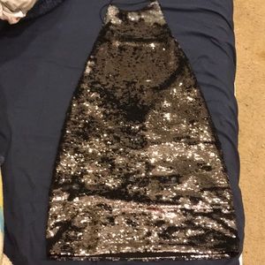 Cute black sequin dress